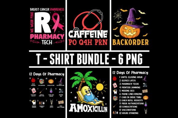 Download Pharmacy Squad Typographic TShirt Bundle - Typographic Collection